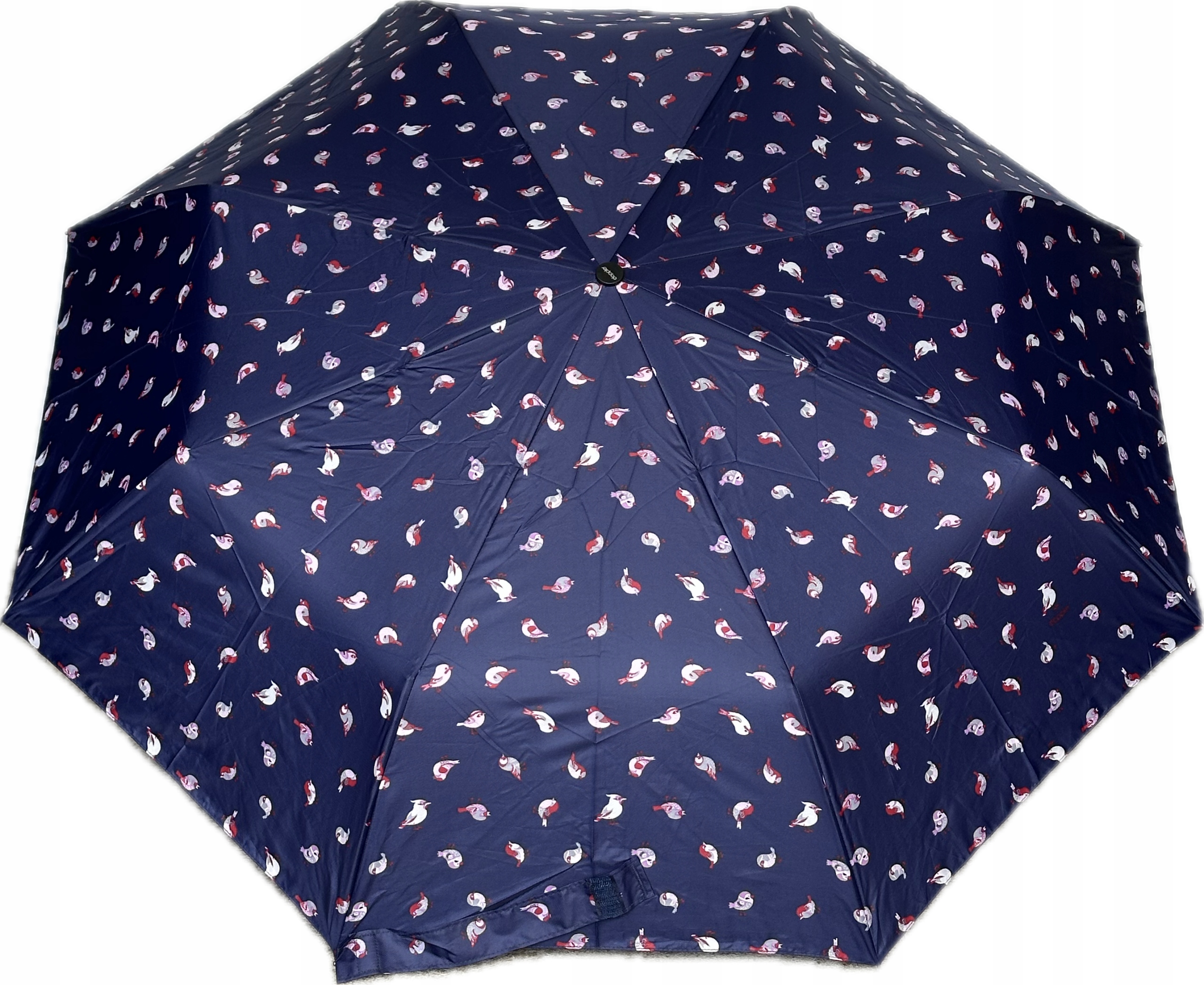 Deštník Doppler automat Fiber Magic růžové vrabce