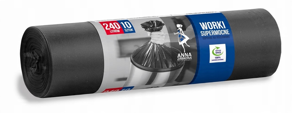 

Worki na śmieci Supermocne 240L 10szt Anna Zaradna