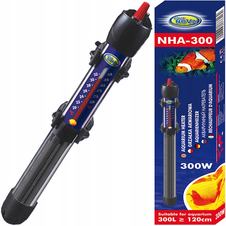 

Aqua Nova Heater 300W Grzałka z Termostatem