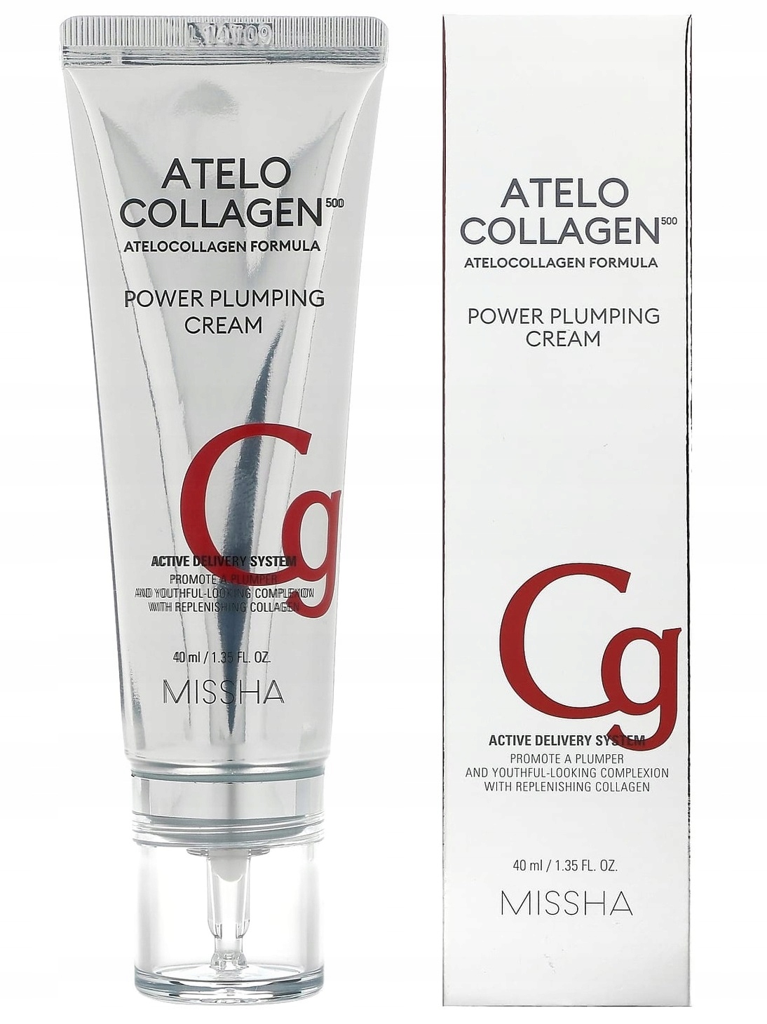 Missha Atelocollagen Cream 500 Krem z Kolagenem Lifting i Nawilżenie 40 ml