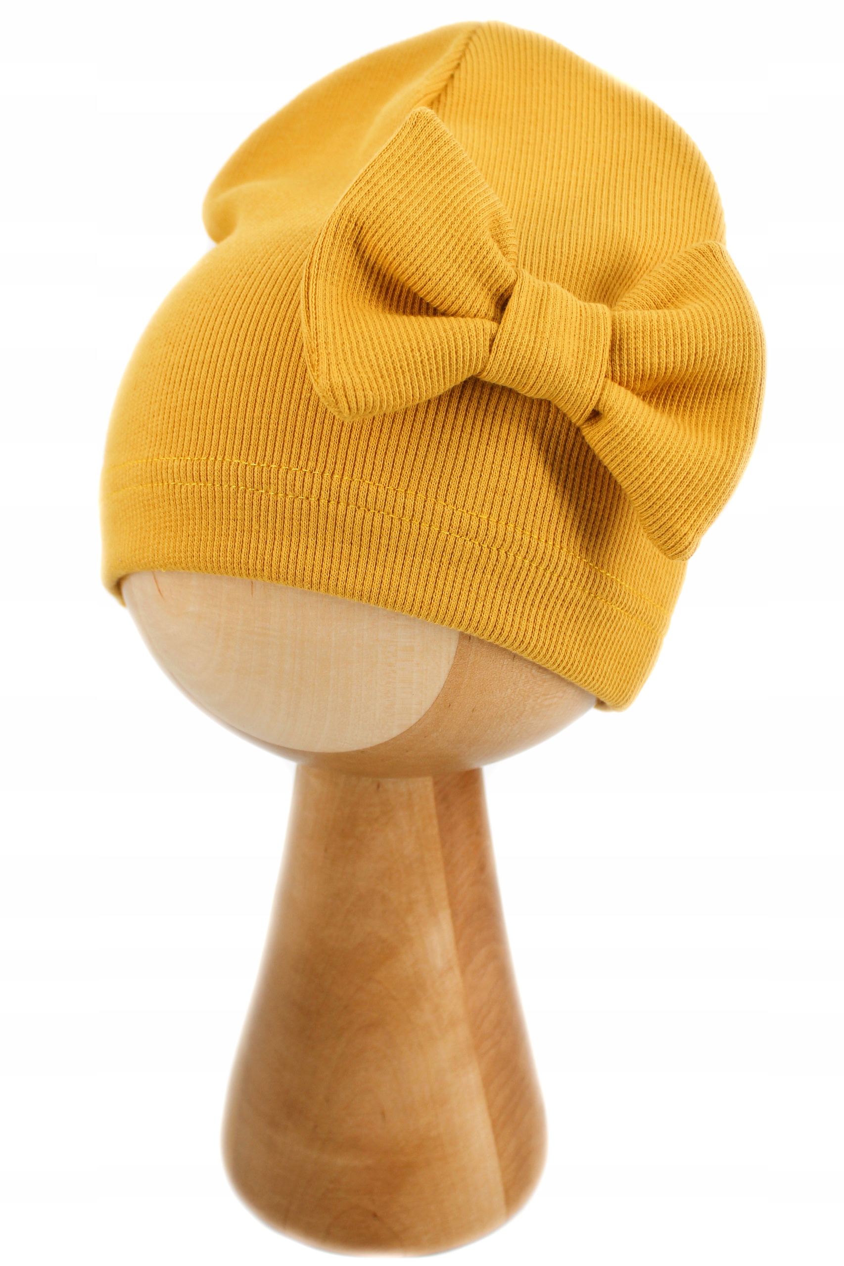 CZAPKA DZIECIĘCA JEDNOWARSTWOWA WIOSENNA Z KOKARDĄ Marka Black Di