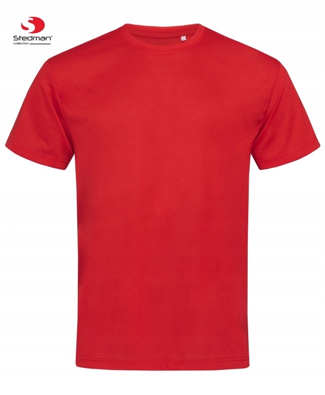 SUPER CENA Koszulka Sportowa Męska ACTIVE DRY ST8600 CZERWONA Rozmiar XXL