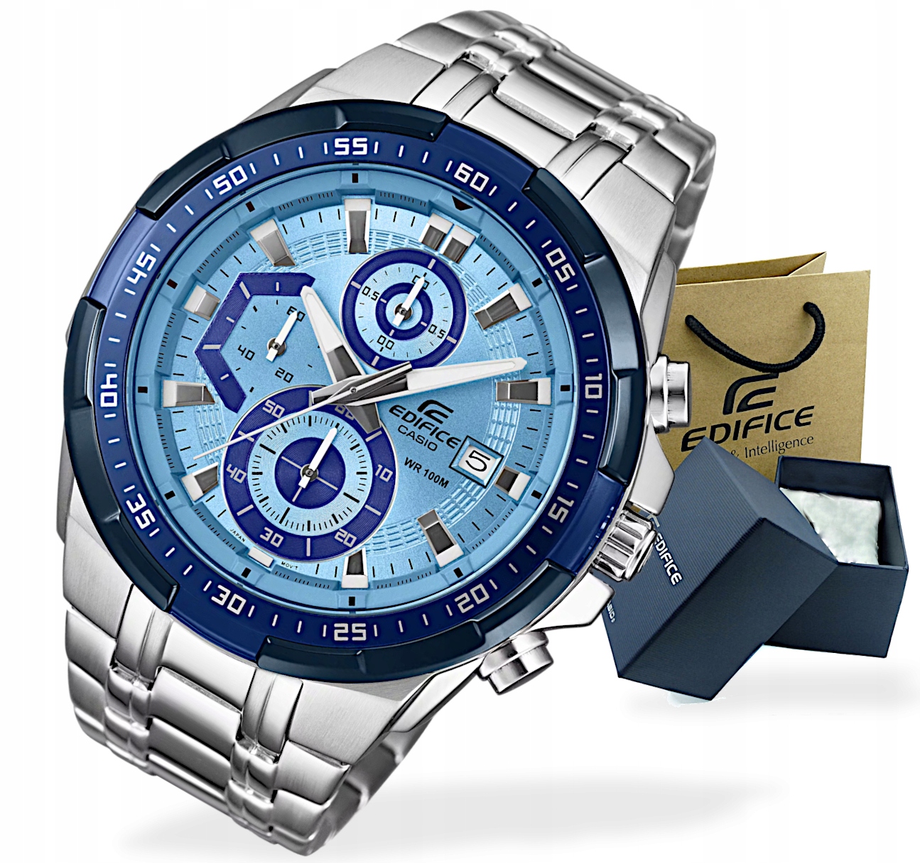 Pánské hodinky Casio Edifice Chronograf EFR-539D Box Gravírování bonus