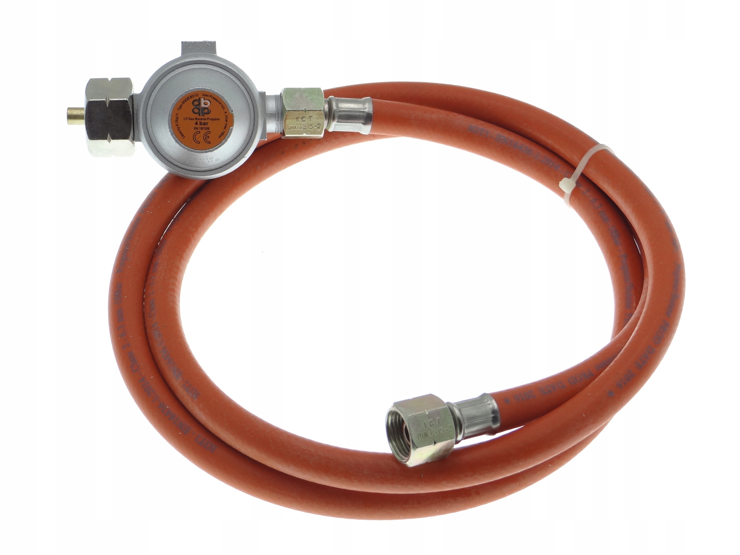 Redukce 4 bar hadice s kováním 2 x 3/8" 1,5 m