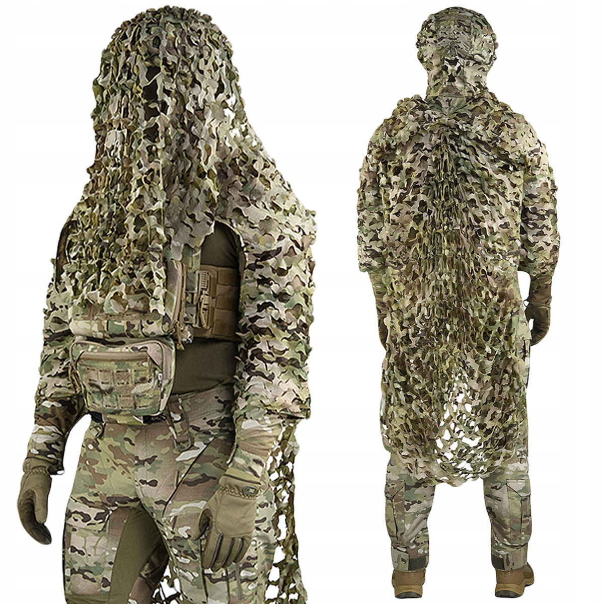 Strój Maskujący Kamuflaż Kurtka Peleryna Wilcha M-tac Multicam XL/3XL