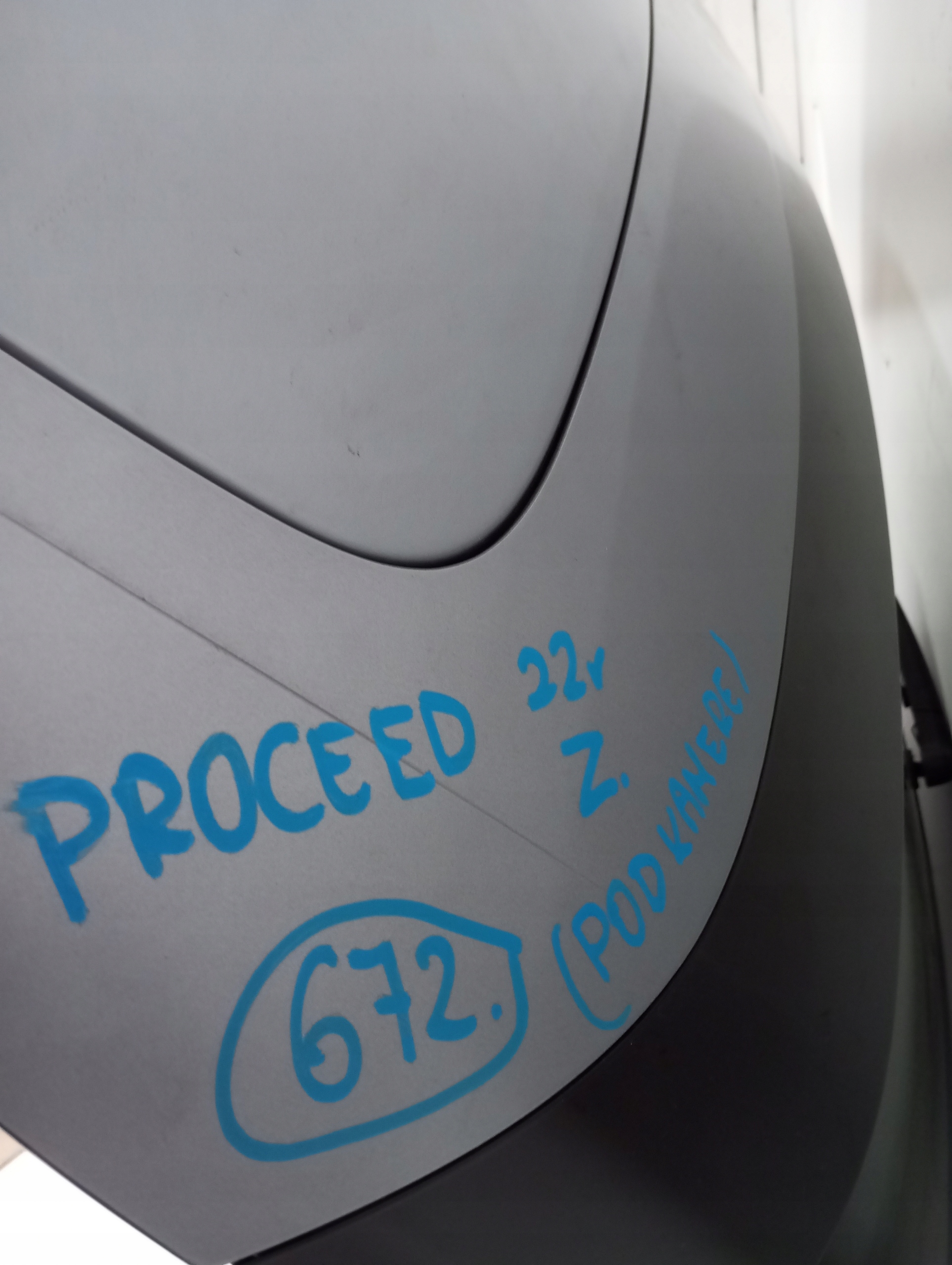 boot doors KIA PROCEED PRO CEED 22R below KAMERE