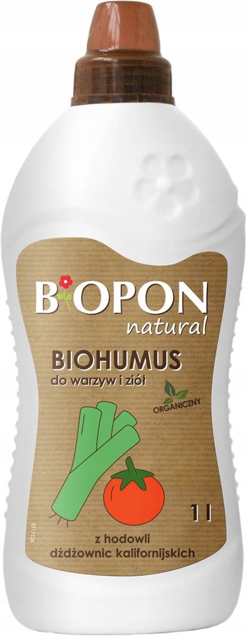 

Biopon Biohumus Do Warzyw I Ziół 1 Litr