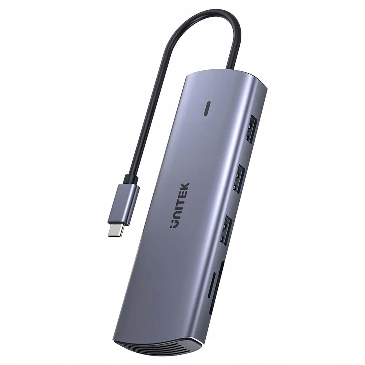 Unitek Hub 9w1 Usb C Gigabit Ethernet Hdmi Vga 3x Usb A czytnik kart Pd