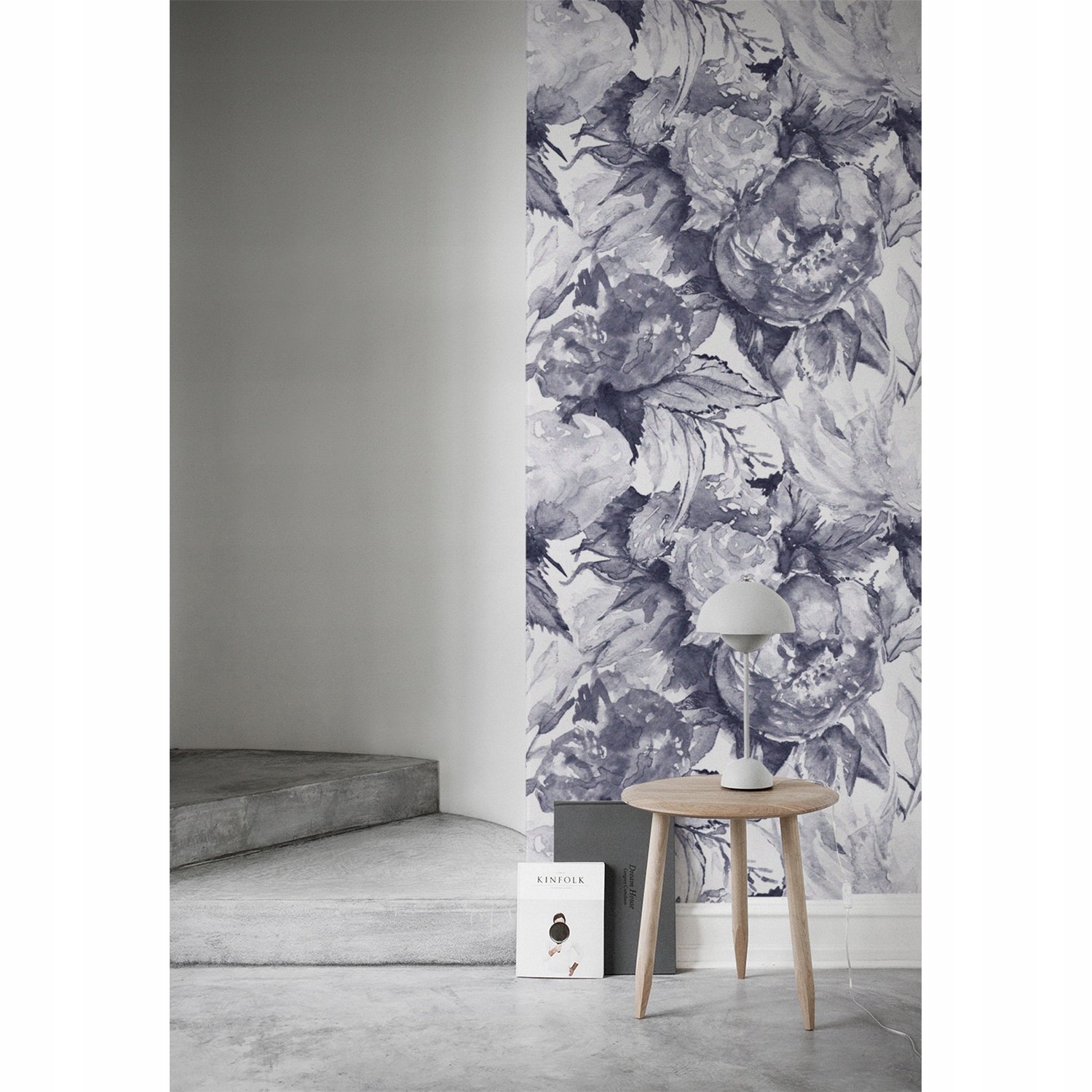 

Samoprzylepna fototapeta Szare kwiaty 208x146 cm