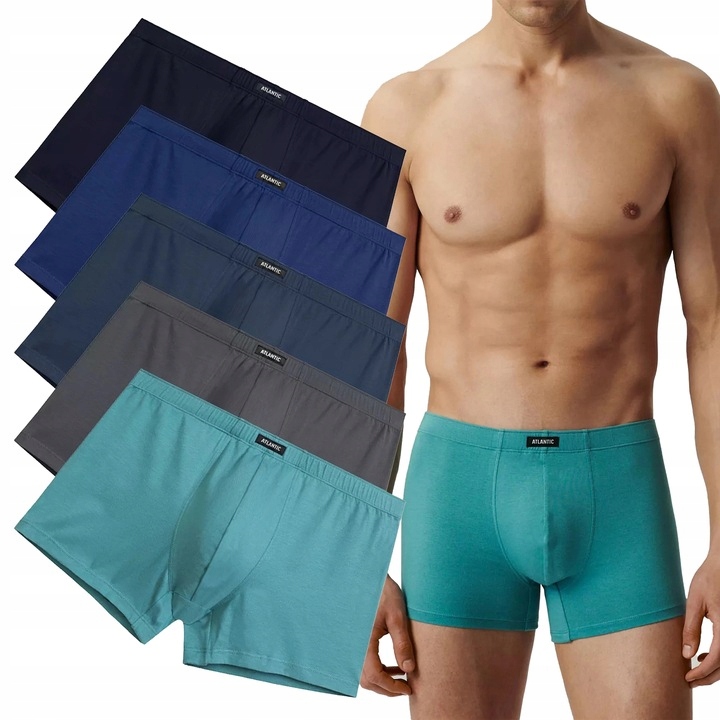 Pánské Šortky Atlantic 5SMH002/GRA/NIEC/ZIEJ/IND/NIEC *M*