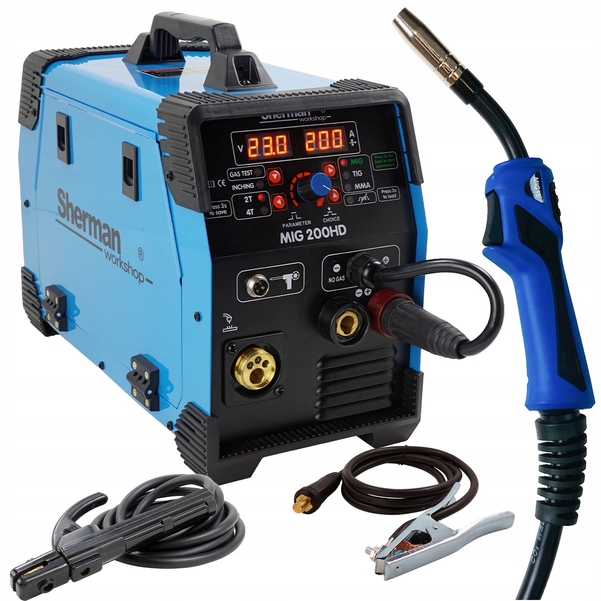 Spawarka migomat MMA TIG SHERMAN MIG 200 SYNERGIA