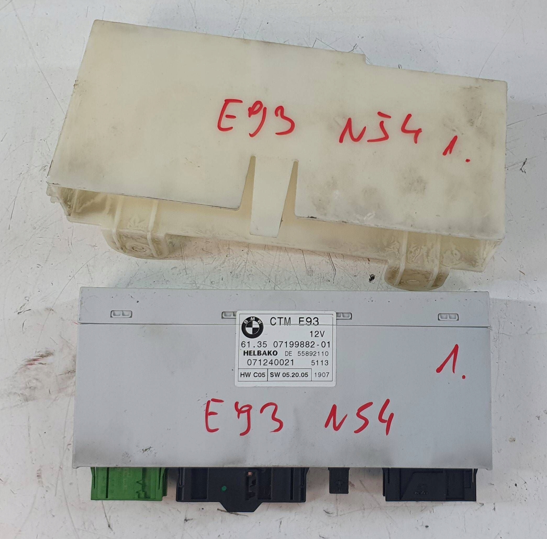BMW 3 E93 Cabrio control unit module roofs skladanego