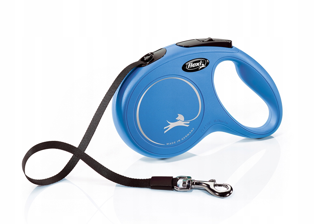 Levně Flexi New Classic vodítko páska M 5m/25kg modrá