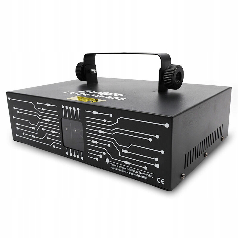 PROFESJONALNY LASER ESTRADOWY SCENICZNY 3 WATT MOCNA DIODA RGB EVOLIGHTS Model LASER 3W RGB