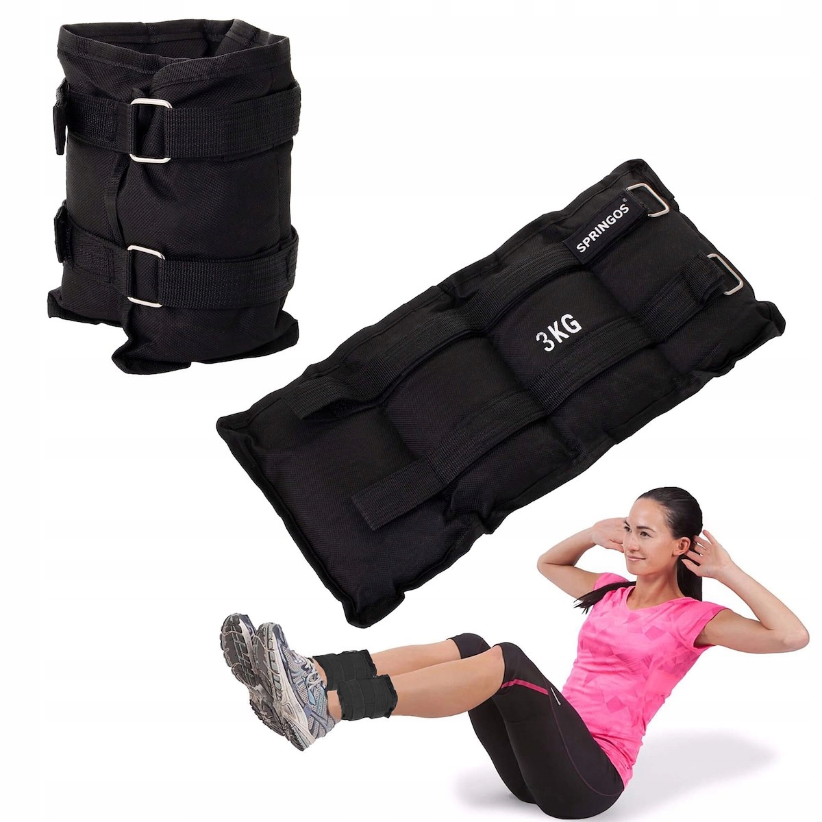 

Ciężarki Na Ręce Nogi 2x3kg Obciążniki Fitness