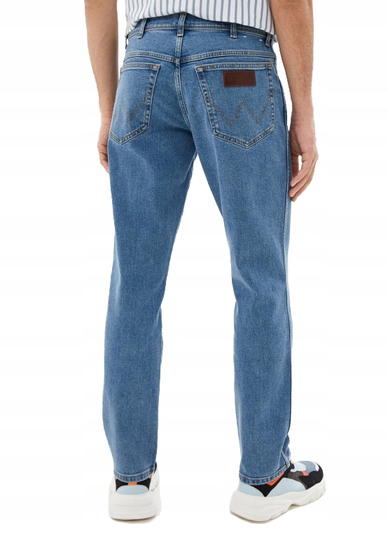 Wrangler TEXAS SLIM BLUE HONOR NIEBIESKIE W36 L32 Model Texas Slim