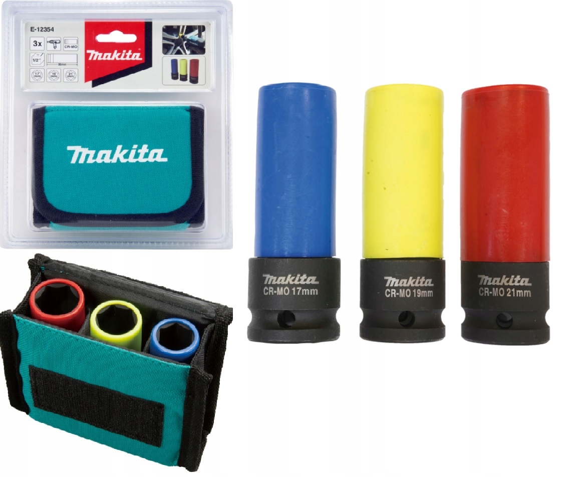 

Makita E-12354 Zestaw Nasadek Udarowych Do Kół 1/2