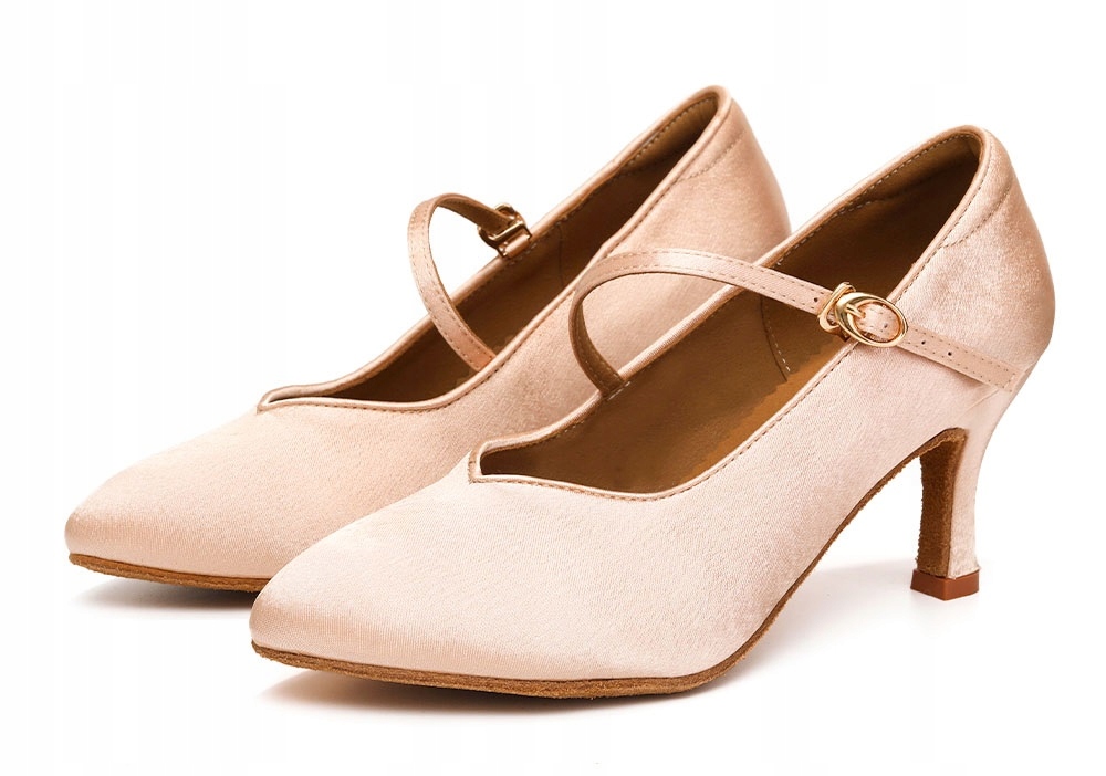Taneční Boty Podle Standardu Jemné Kryté 7,5 cm