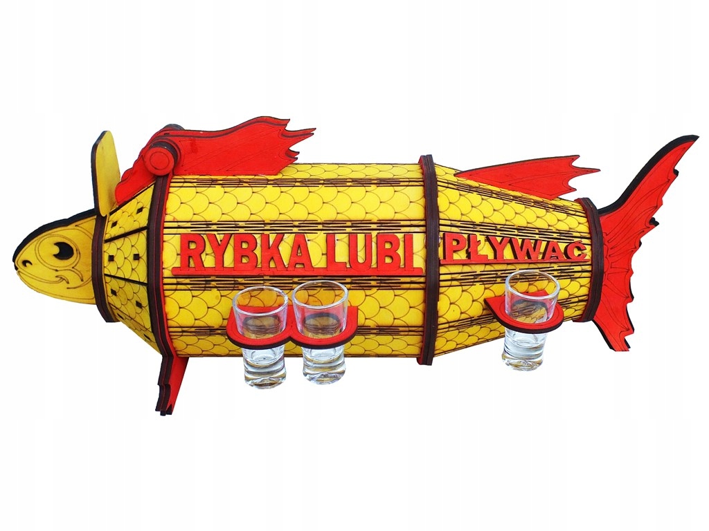 

Ryba z Kieliszkami Dla Wędkarza na Flaszkę