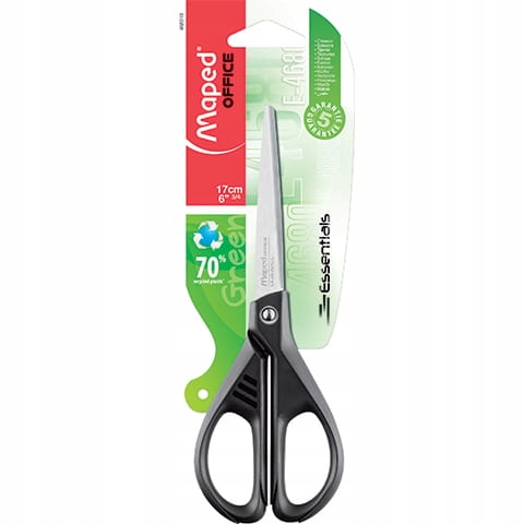 НОЖНИЦЫ MAPED ESSENTIALS 17CM GREEN ECO-FRIENDLY