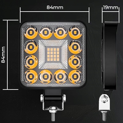 Halogen Lampa Robocza Halogen Szperacz Mini 28xLED BAR Źródło światła LED