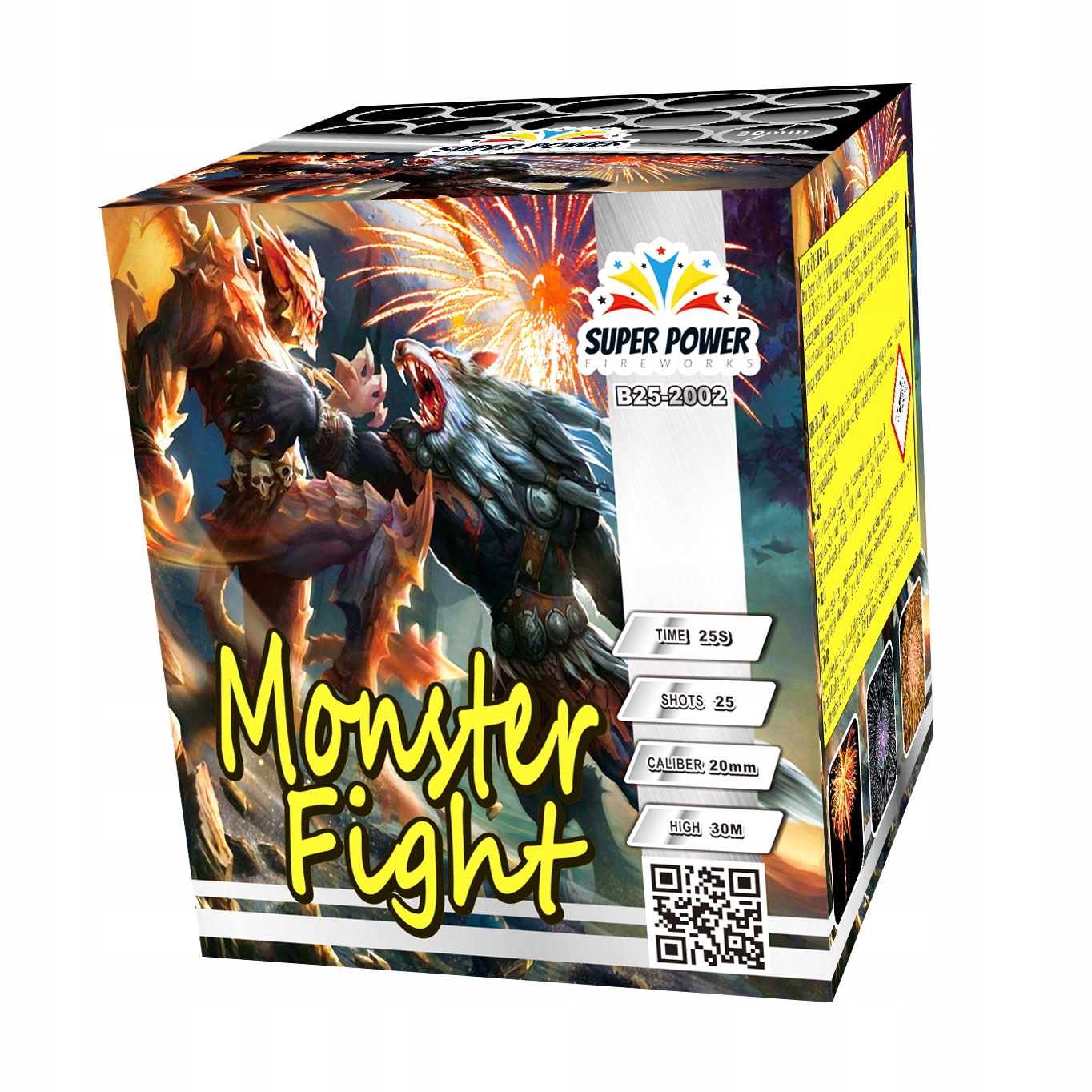 

Wyrzutnia mix efektów Monster Fight 25 strzałów
