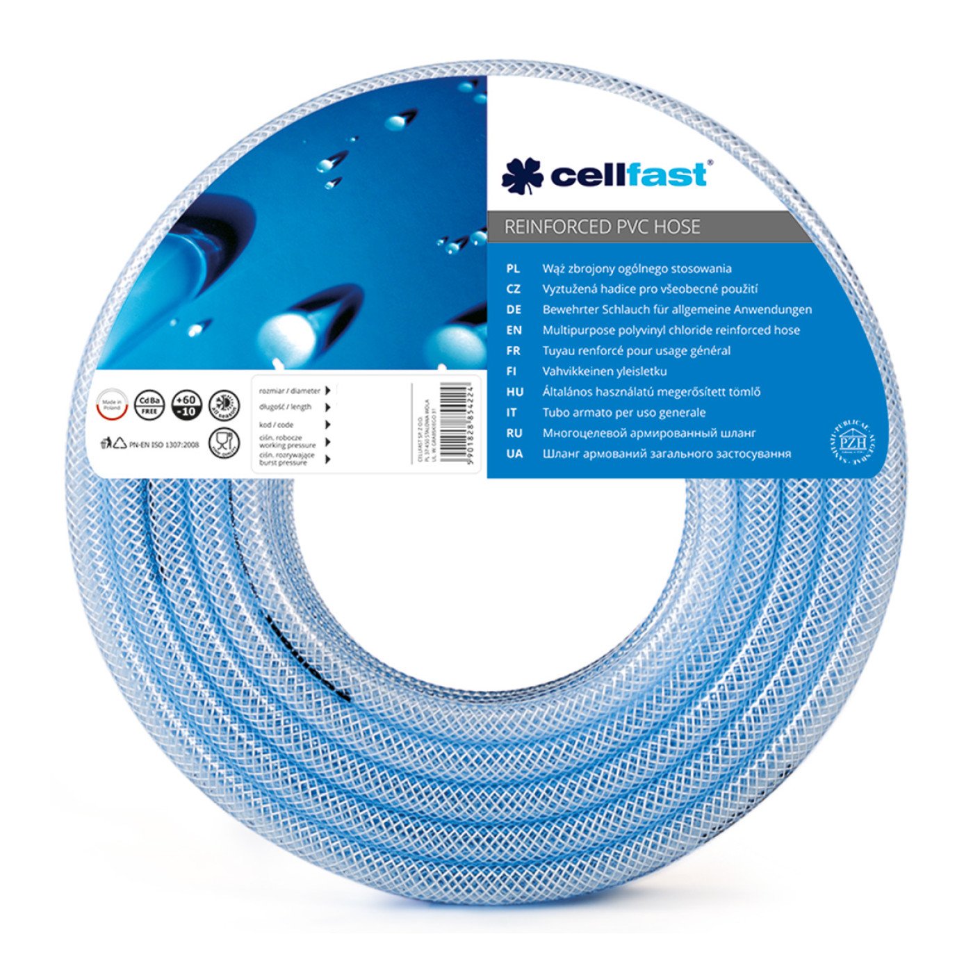 Vystužená Hadica Na Všeobecné Použitie FI=25,0 MM, Dĺžka 20 M, Cievka