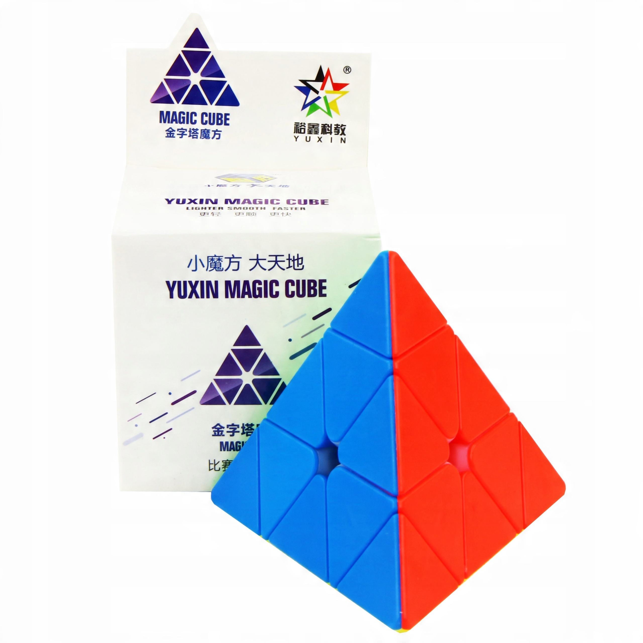 

YuXin Black Kylin Pyraminx Stickerless Bright