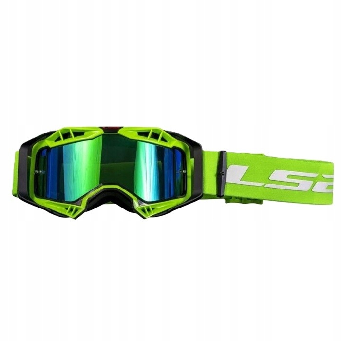 LS2 Aura Pro Green zelené okuliare cross enduro pit bike