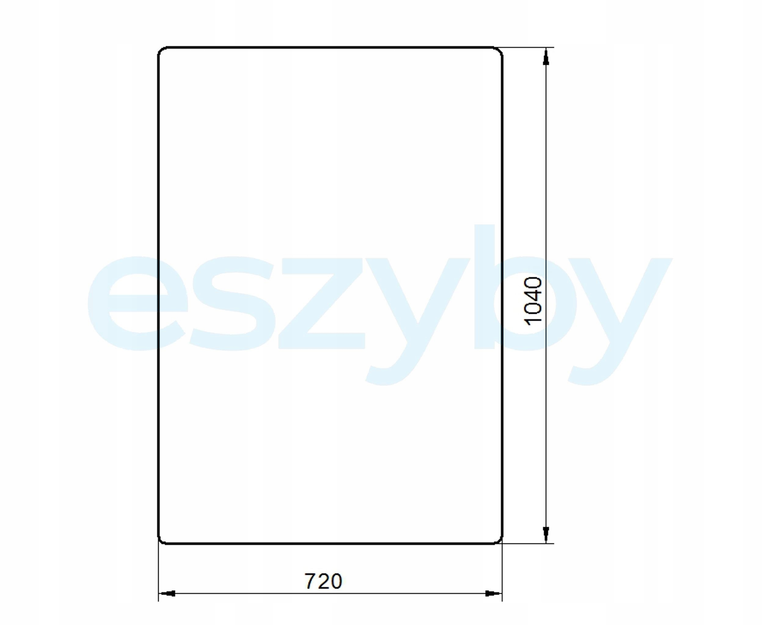 sklo teleskopický nakladač Manitou přední