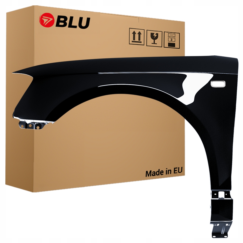 Blu Blatník Audi A3 8P LZ9W levý černý 03-08 přední