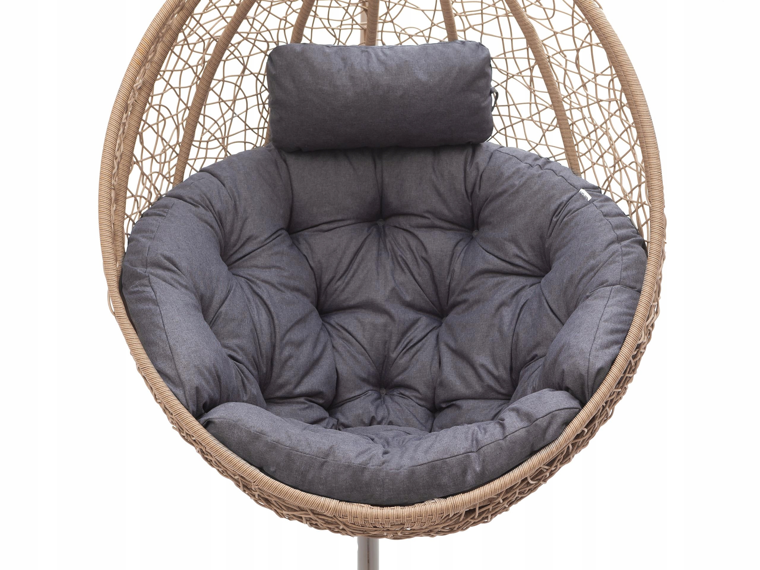 Vankúš na hojdačku, závesné kreslo Kokon, záhradný vankúš, vodotesný, hrubý