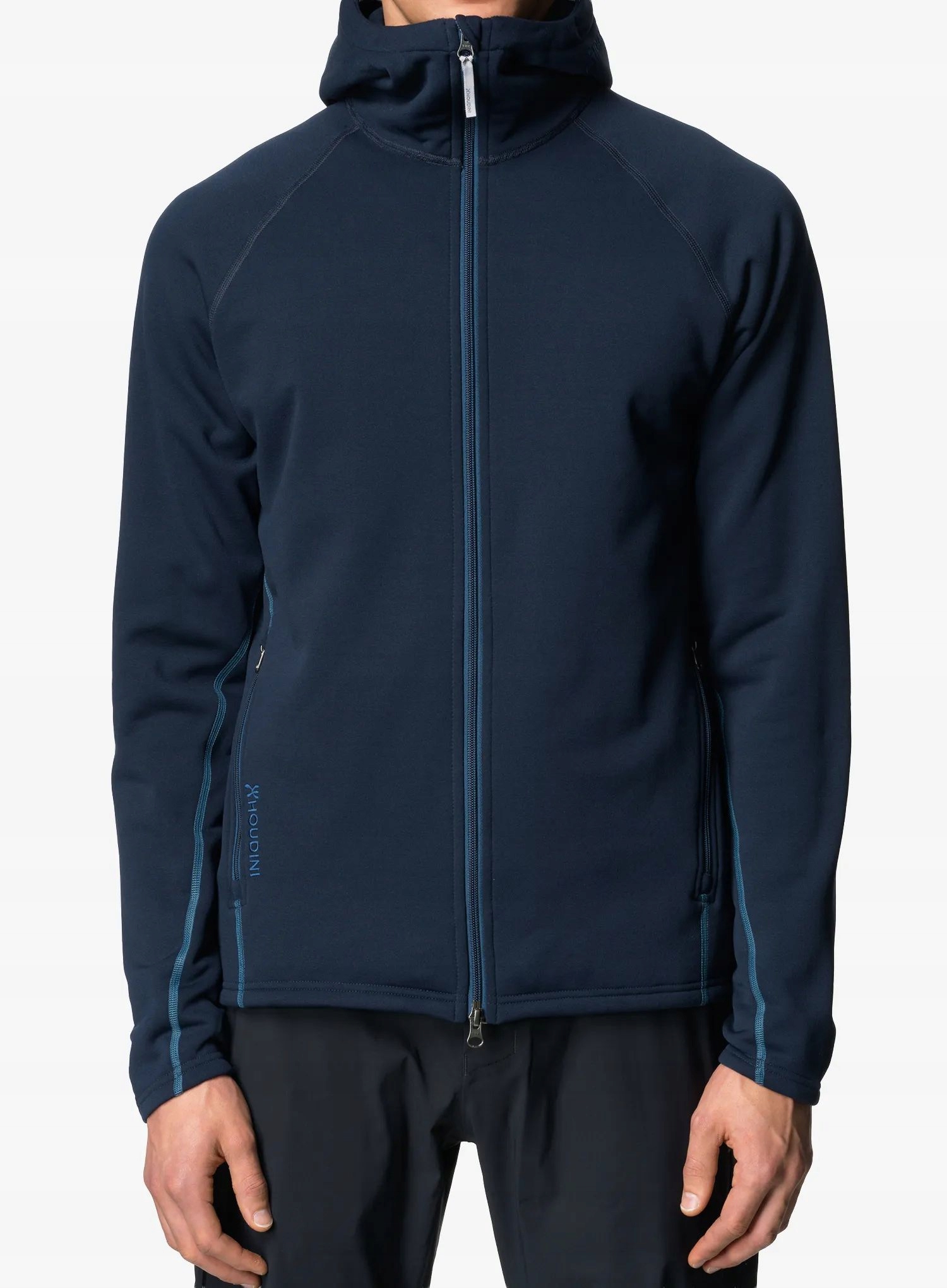 Bluza polarowa z kapturem Houdini Power Up Houdi blue illusion M