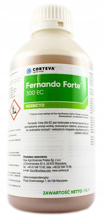 

Fernando Forte 300EC 1L chwasty babka mniszek
