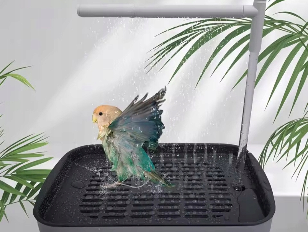 Levně Automatická vana s cirkulací pro papoušky S 23 x 18 cm