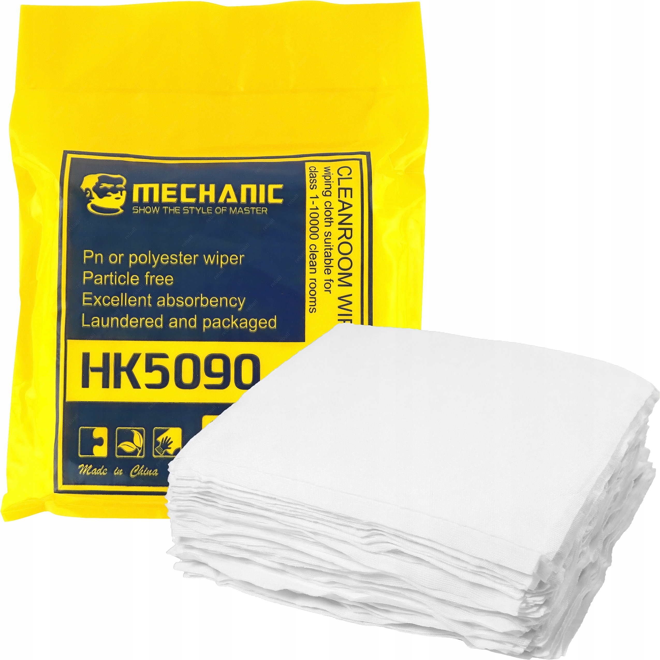 

100X Ściereczki Bezpyłowe Chusteczki 20x20cm/100g
