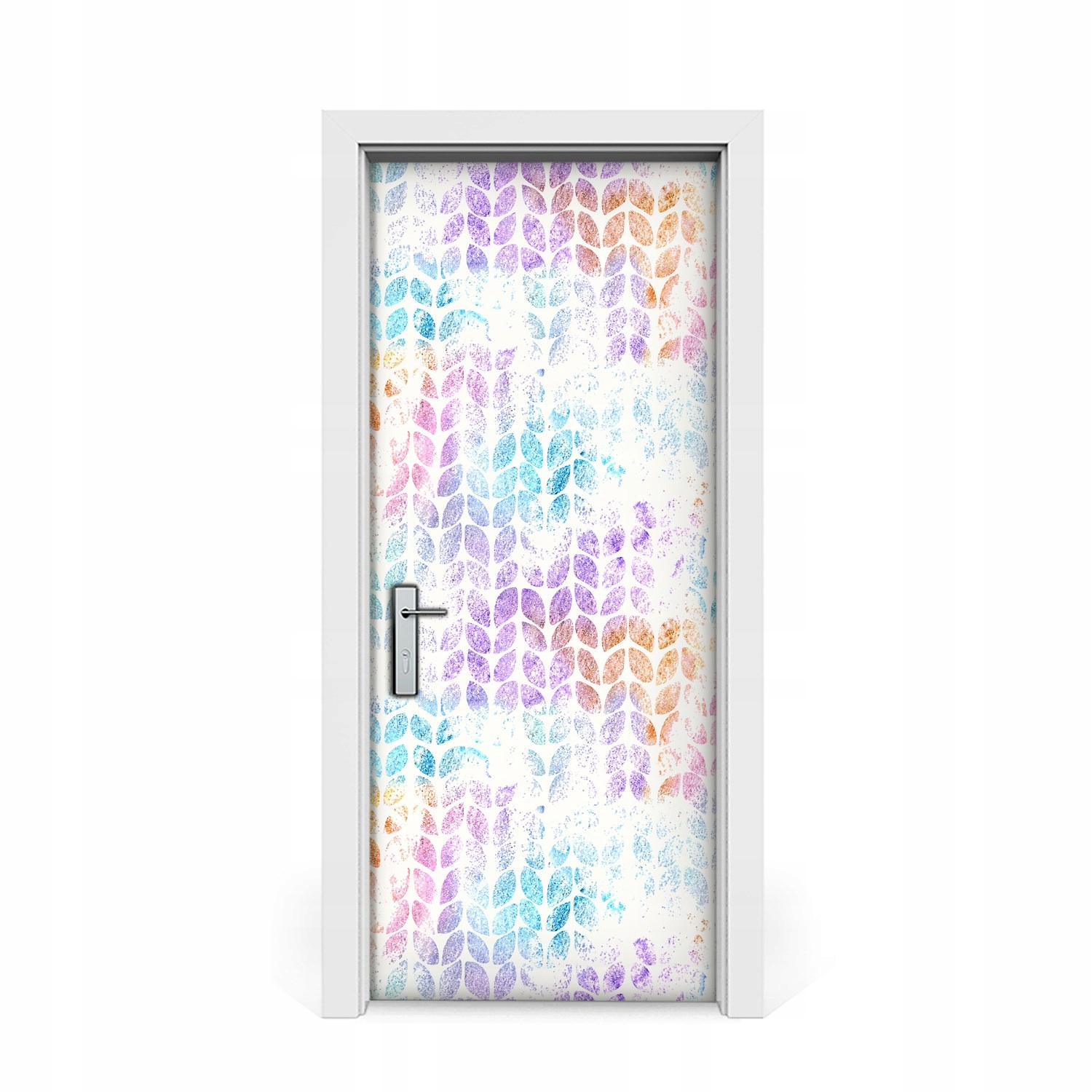 

Naklejki na drzwi Kolorowy wzór 85x205