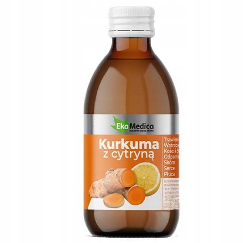 

EkaMedica Kurkuma z cytryną sok, 250ml