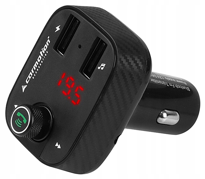 W6j26 FM-передавач світлодіодний вольтметр 8-30В + зарядний пристрій