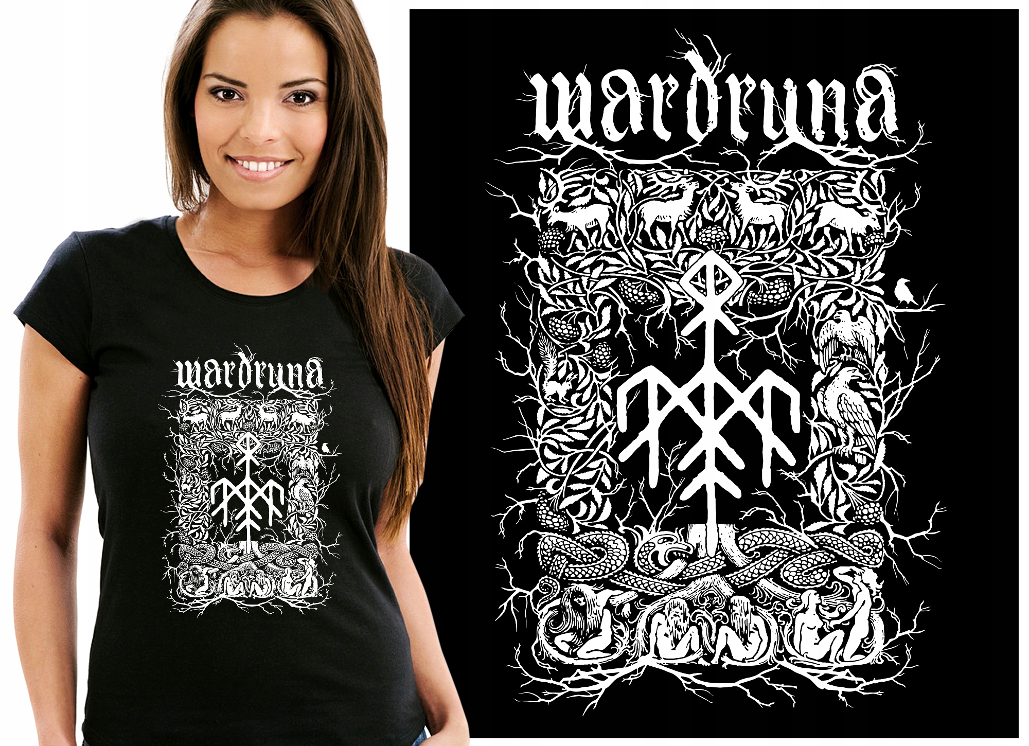 

Wardruna Nordic Pagan Folk Koszulka Damska S