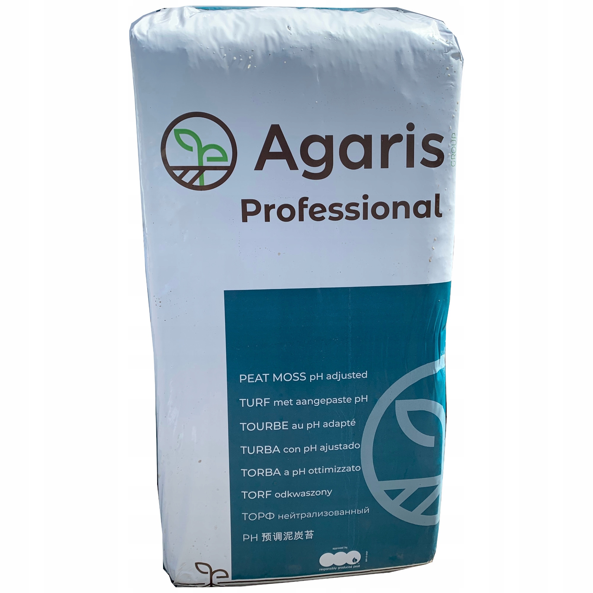 Torf odkwaszony 250L poprawa jakości gleby