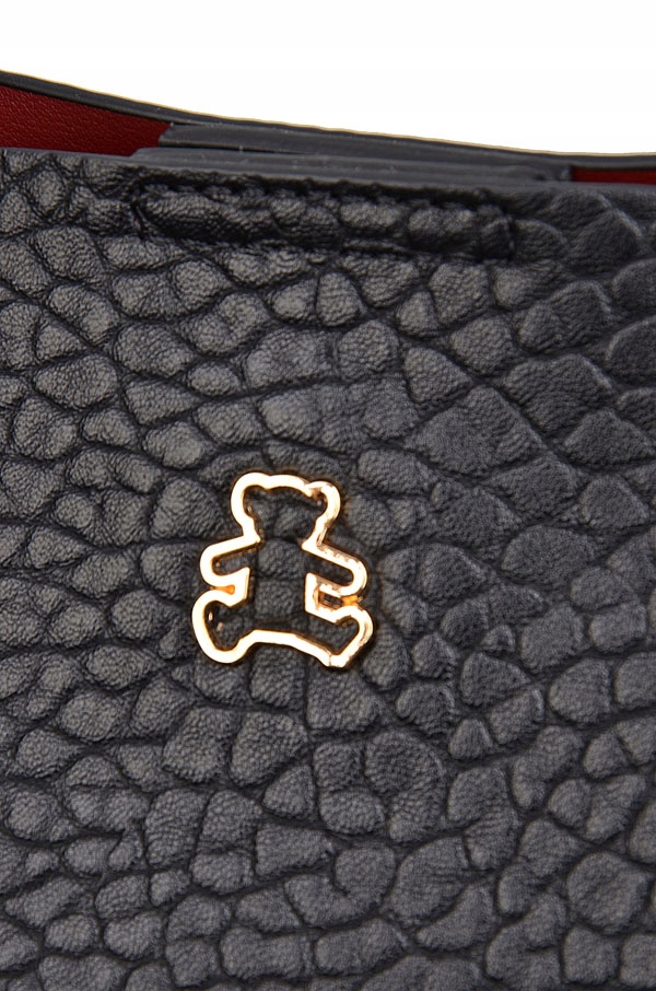 LuluCastagnette klasyczna wygodna Torebka Damska na ramię A4 Materiał dominujący skóra ekologiczna