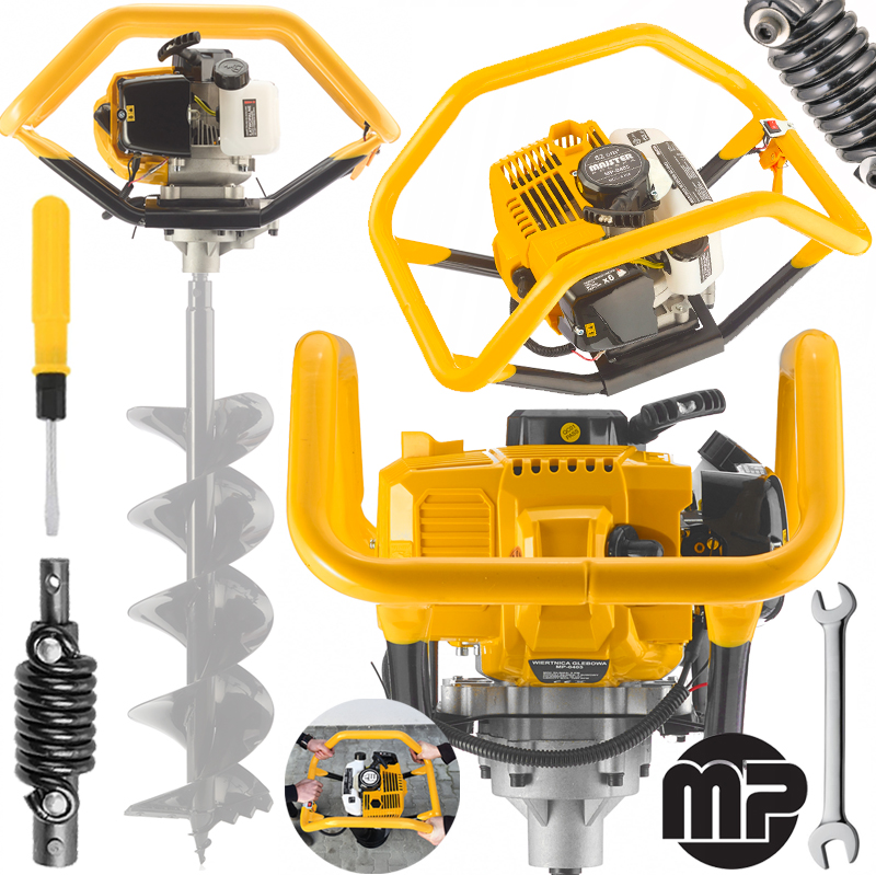 Profesionální Benzínová vrtačka vrták Motor Majster Pro MP0405