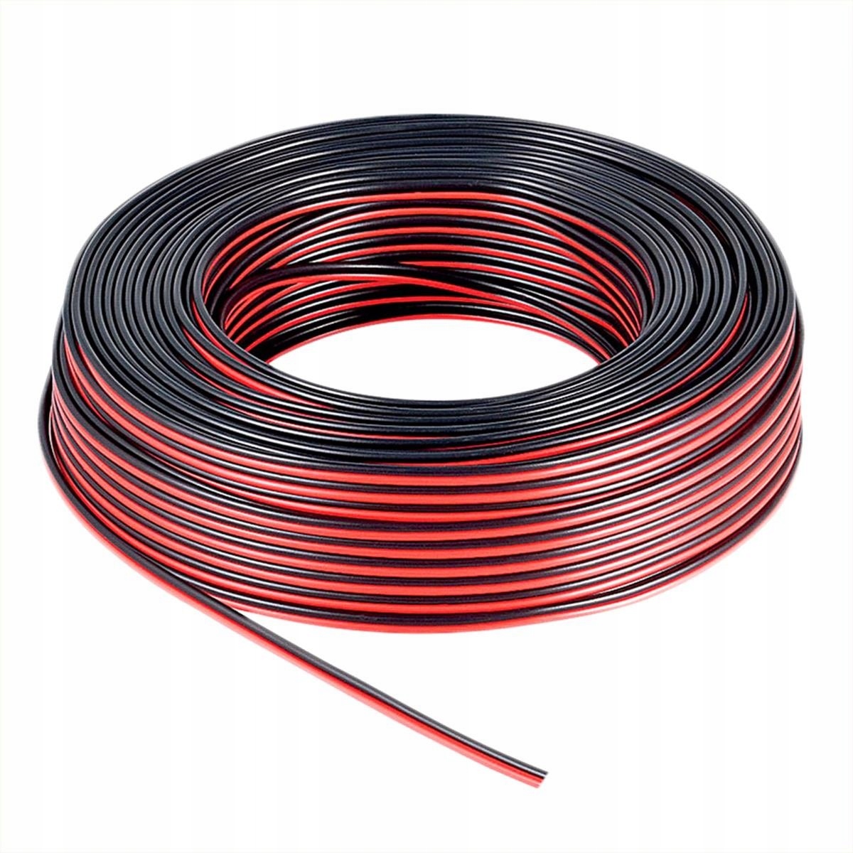 

Kabel Do Taśmy Led 2 x 1,5mm Przewód Dwużyłowy