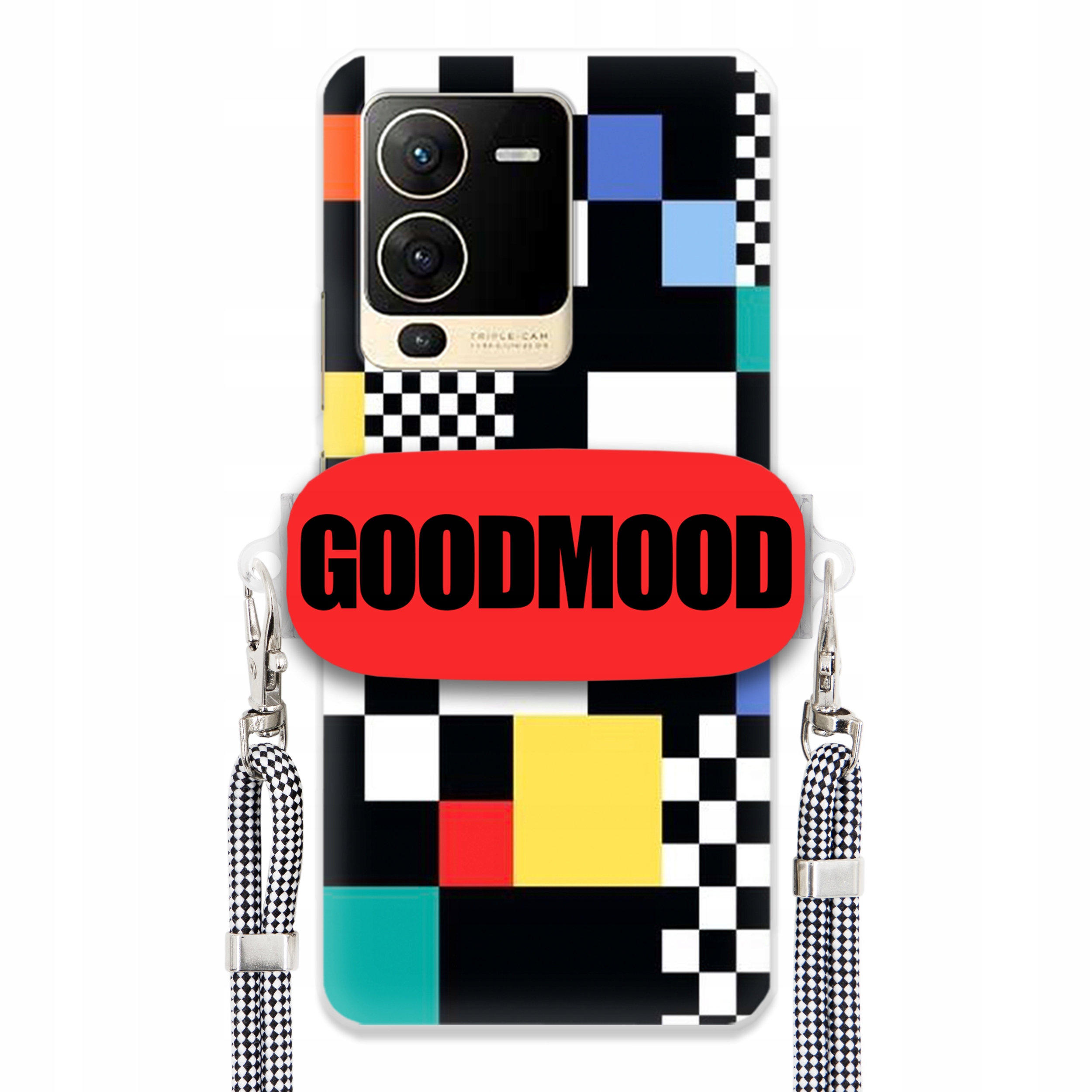 Puzdro Pre Vivo S15 Case Držiak Na Vodítko Na Telefón Pixelart Goodmood MIX Wz