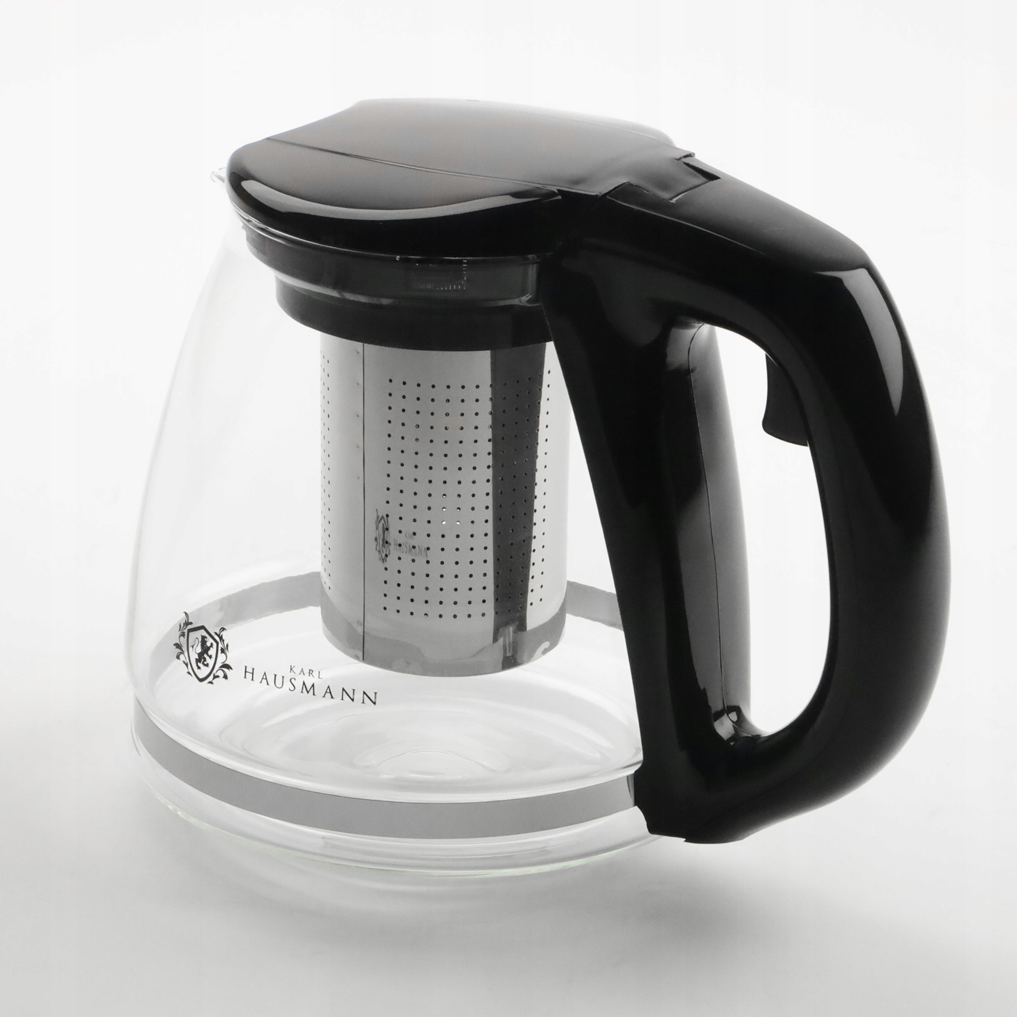 DZBANEK SZKLANY Z STALOWYM ZAPARZACZEM ZAPARZACZ DO HERBATY ZIÓŁ 1100 ML