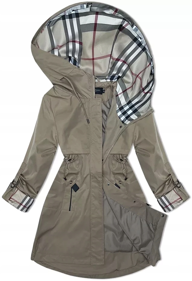 Tenká Parka BH-2401 Světle Khaki XL (42)