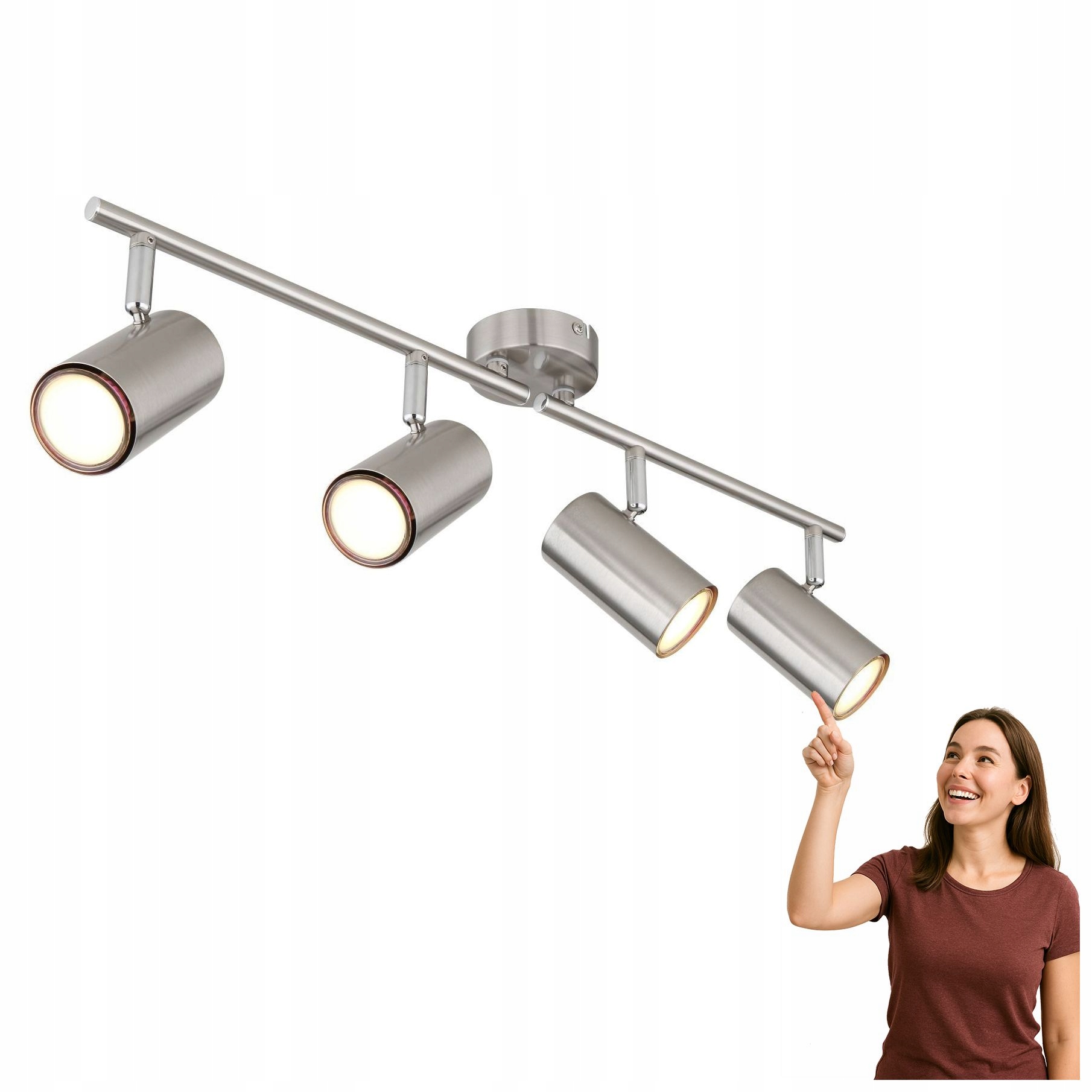 Spotová reflektorová lampa Allvi 57914-4N Globo