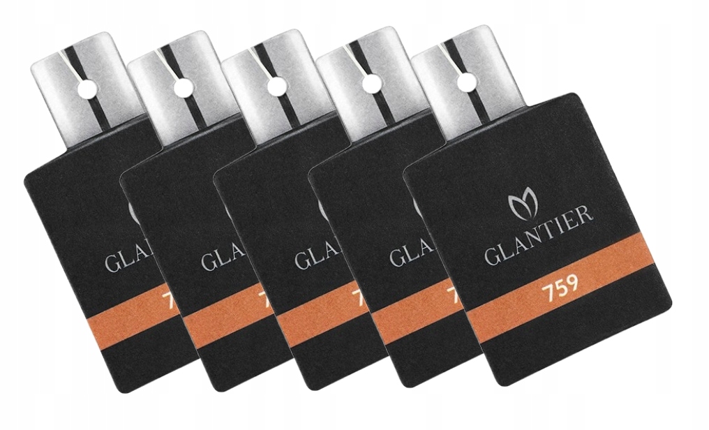 Zestaw 5x Glantier Zapachowa Zawieszka Do Samochodu 759