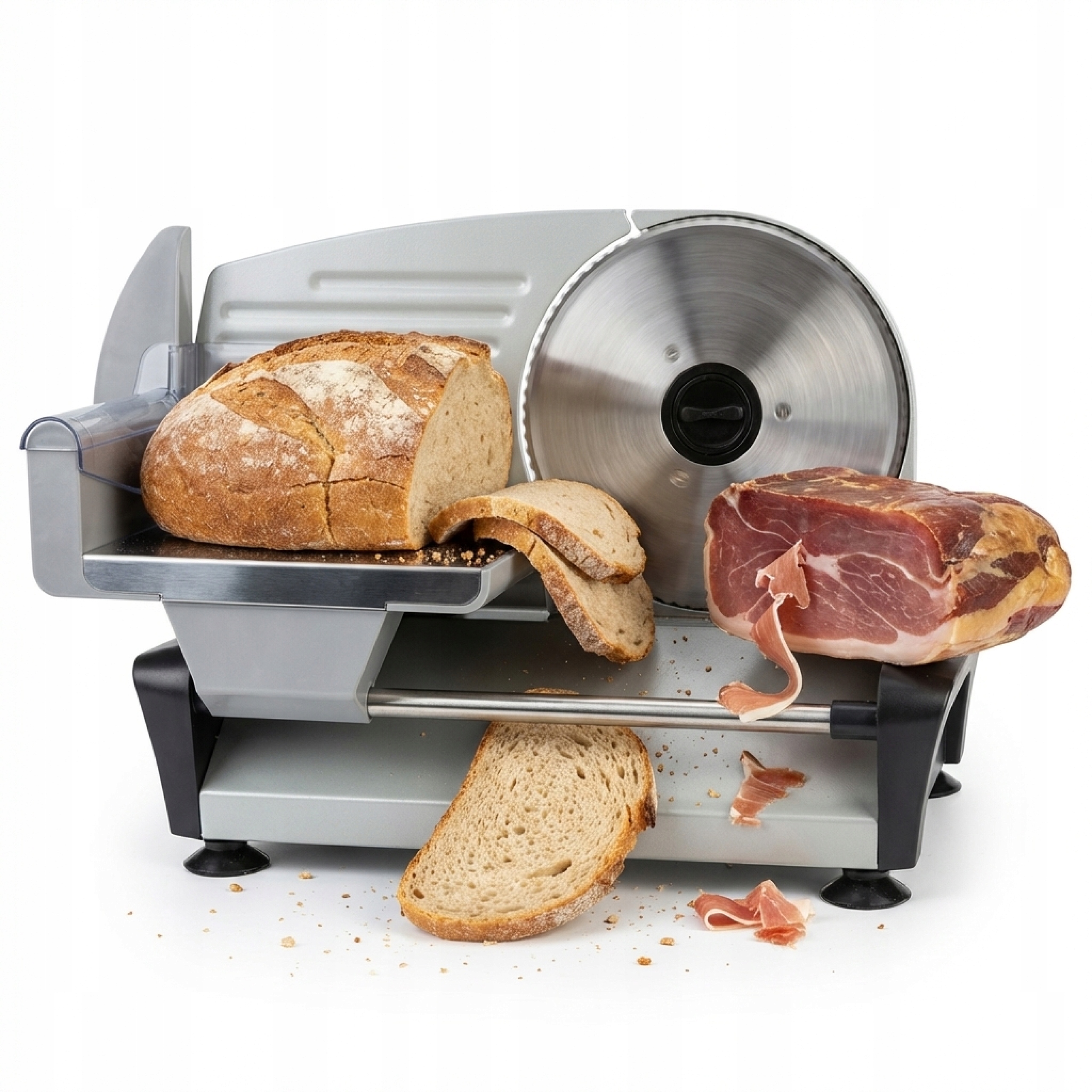 Krajalnica Do Chleba Wędlin 400W Maszynka Do Krojenia Mięsa Elektryczna